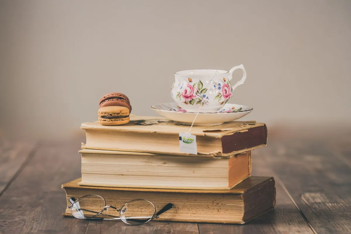 Neatly filed books