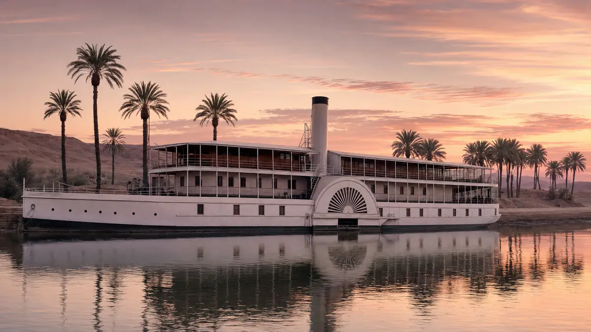 A steamer on the Nile at dusk, and the pleasure of a murder somewhere warm.